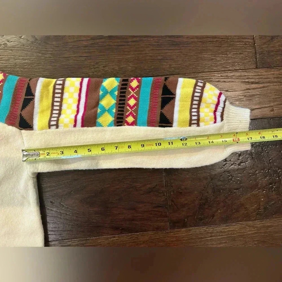 Kori America Aztec Sweater- size Small - Picture 7 of 8